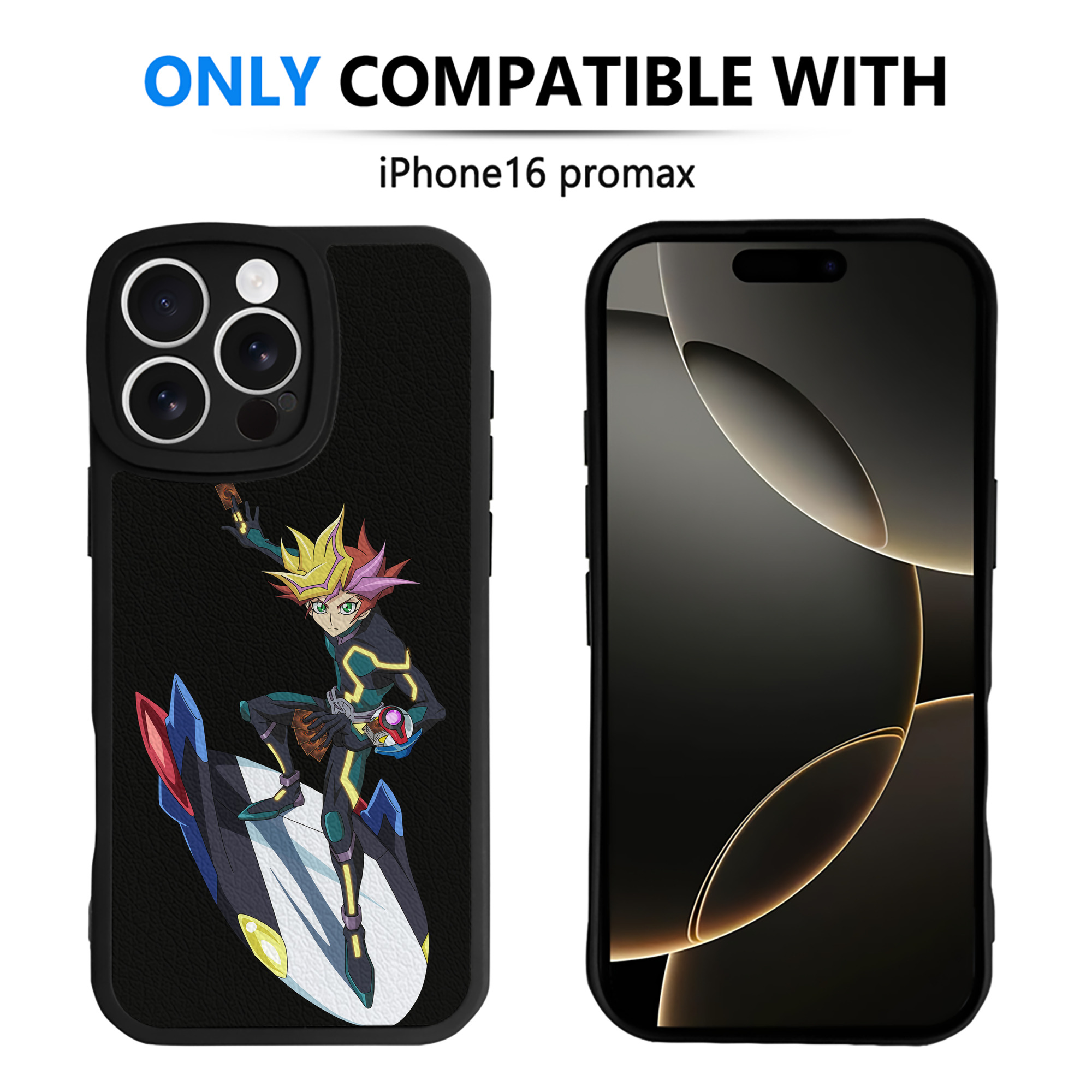遊☆戯☆王 Yu-Gi-Oh! 【iPhone 16シリーズ対応】シリコンスマホケース（レザー調） 材質：シリコン